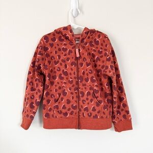 Cat & Jack | Zip Up Leopard Heart Hoodie